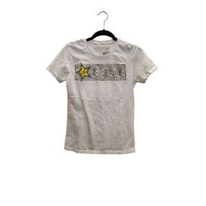Rockstar Energy Drink White everyday tee
